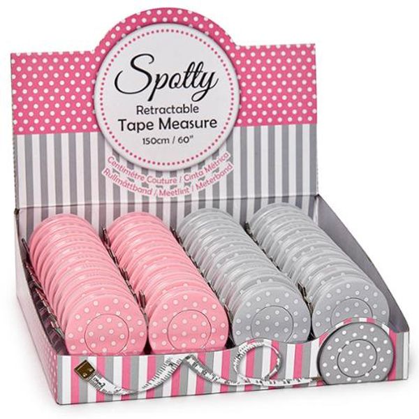 Målebånd polkadotter 1,5m